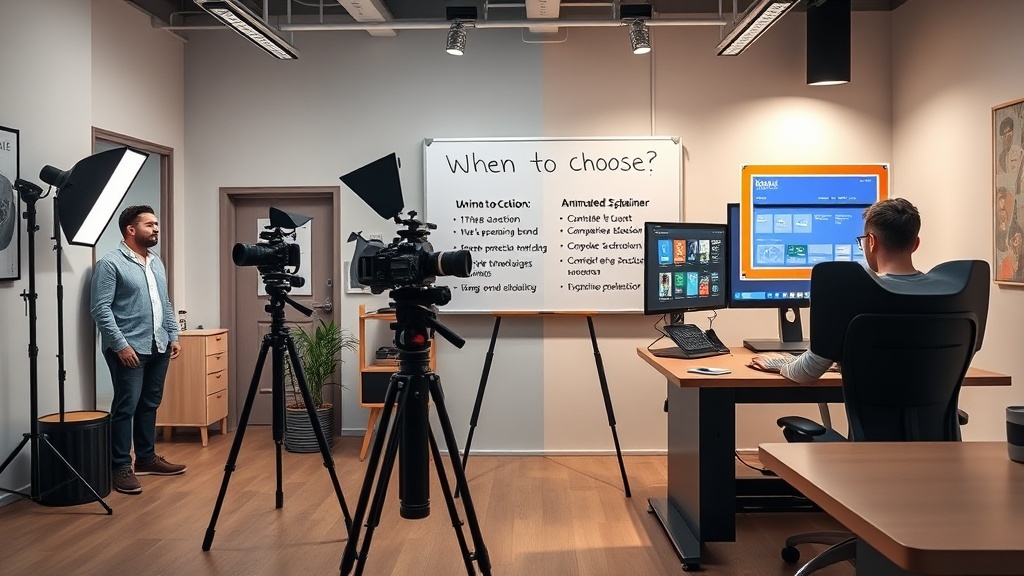 איפה אנימציה מנצחת צילום תדמית – ולהיפך