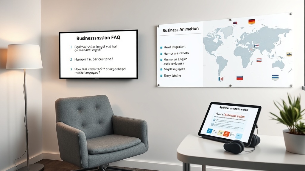 שאלות שחוזרות על עצמן על סרטוני אנימציה לעסקים